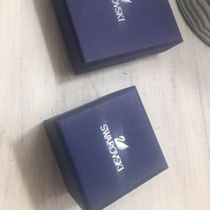 (1) Helzberg and (2) Swarovski Boxes